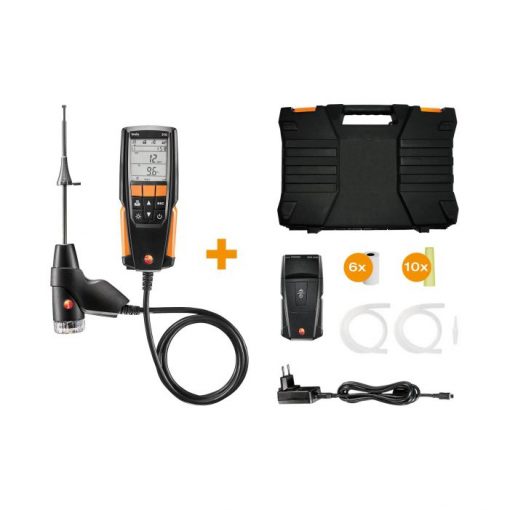 testo 310 Baca Gazı ve Yanma Verimliliği Ölçüm Cihaz Yazıcılı Set