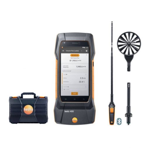 testo 400 Hava Akış Seti - Isıtmalı Tel Problu