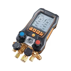 Alternative view of testo 570s - 4 Yollu Valf Bloğu, Bluetooth Ve Akıllı Hata Analizine Sahip Dijital Manifold